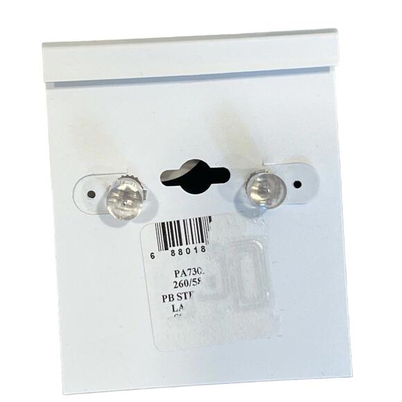 NEW Giani Bernini Sterling Silver Black Hawaiian Pearl Stud Earrings (GBXX006) - Picture 2 of 2